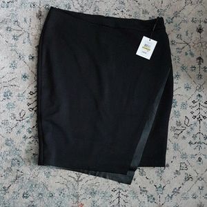 Calvin Klein skirt with leather trim